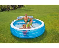 Intex Bazén 57190 se sedačkou 229 x 218 x 79 cm (1)