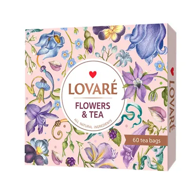 Kolekce čajů Lovaré Portfolio Flowers & Tea (60 sáčků)
