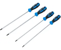 BGS Sada šroubováků,  velmi dlouhé,  T-profil (pro Torx),  T15 - T30,  4dílná - BGS 74541