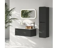 SAPHO KERALA deska Rockstone 102x1,2x48,5cm, bílá mat (2)