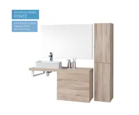 Umyvadlo na desku i zavěšení s přepadem, 600x420x120 mm, keramické (3)