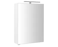 SAPHO RIWA galerka s LED osvětlením, 50x70x17cm, bílá lesk