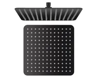 SAPHO SLIM hlavová sprcha, 300x300mm, černá mat