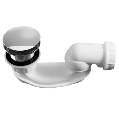 SAPHO Sifon, průměr 50mm, DN50, krytka chrom