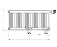 Radiátor VKM8 21-500/ 800 - Radik Korado (1)