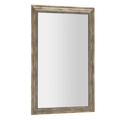 SAPHO DEGAS zrcadlo v dřevěném rámu 616x1016mm, černá/starobronz