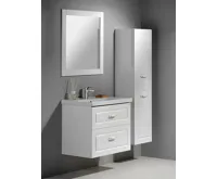 AQUALINE SAVA 80 keramické umyvadlo nábytkové 80x46cm, bílá (6)