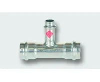 C-STEEL lisovací T-kus 76,1 x 22 x 76,1 - uhlíková ocel