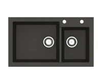 Reginox Amsterdam 860.1 Black metalic (silvery) Reginox Amsterdam 860.1 Black metalic (silvery)