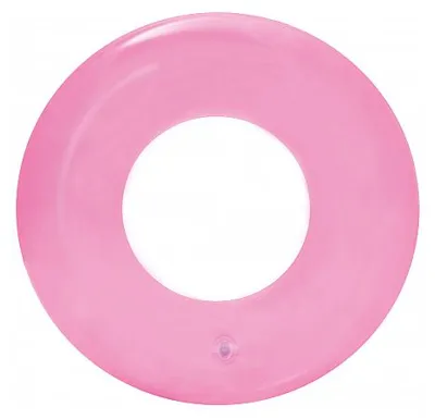 Bestway 36022 Nafukovací kruh Transparent 51 cm růžová