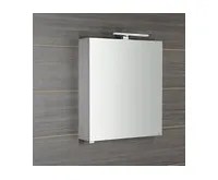 SAPHO RIWA galerka s LED osvětlením, 50x70x17cm, dub stříbrný (1)