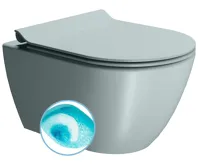 GSI PURA závěsná WC mísa, Swirlflush, 36x50cm, ghiaccio dual-mat