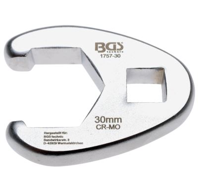 BGS Klíč plochý otevřený 1/2" 30 mm