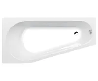 POLYSAN PROJEKTA L asymetrická vana 160x80x44cm, bílá