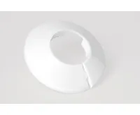 Krytka trubková  18 mm, bílá - dělená