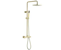 SAPHO Sprchový sloup s termostatickou baterií, zlato