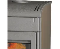 PLAMEN Litinová krbová kamna VESTA - hnědá (2)