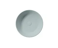 GSI KUBE X keramické umyvadlo na desku, průměr 45cm, ghiaccio mat (1)