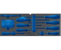 BGS Pěnová vložka pro BGS 3312, prázdná, pro BGS 3343 BGS Pěnová vložka pro BGS 3312, prázdná, pro BGS 3343