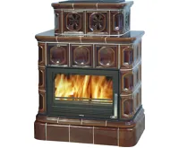 ABX Karelie -Kachlová kamna s výměníkem 7kw hnědá kach.sok | AKCE Zdravá láhev 0,7l
