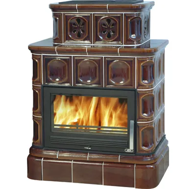 ABX Karelie -Kachlová kamna s výměníkem 10kw hnědá kach.sokl | AKCE Zdravá láhev 0,7l