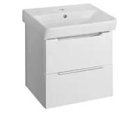 BRUCKNER NEON skříňka s keramickým umyvadlem 50x41,5 cm, bílá