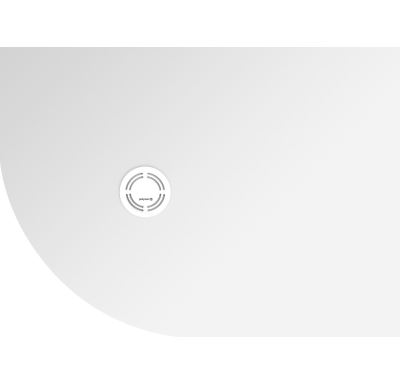 POLYSAN FLEXIA vanička z litého mramoru čtvrtkruh, s možností úpravy rozměru, 110x80cm, R550, pravá