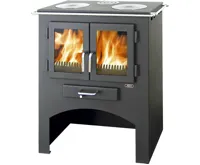 ABX Kuchyňský sporák bez trouby - černý plech, litinové plotýnky | AKCE Zdravá láhev 0,7l