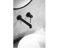 SAPHO SOLARIS podomítková dvouprvková umyvadlová baterie, černá mat (4)