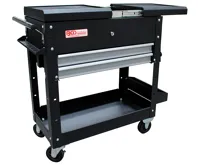 BGS Dílenský vozík, 2 zásuvky, horizontální dvojitý výsuv, prázdný BGS Dílenský vozík, 2 zásuvky, horizontální dvojitý výsuv, prázdný