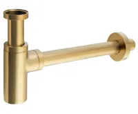 SAPHO Umyvadlový sifon 5/4", odpad 32mm, kulatý, zlato mat SAPHO Umyvadlový sifon 5/4", odpad 32mm, kulatý, zlato mat