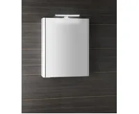 SAPHO LUCIE galerka s LED osvětlením, 55x70x17cm, bílá (5)