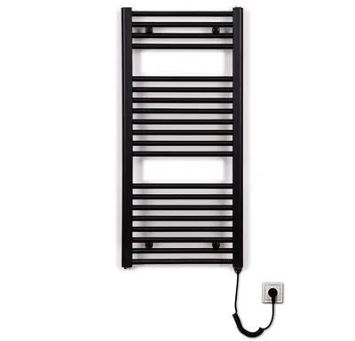 Thermal otopný žebřík KD-E 450/ 960-300W RAL 9005 mat