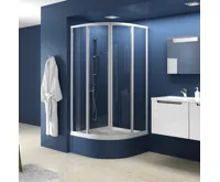 Ravak SKCP4-80 SABINA bílá+Transparent