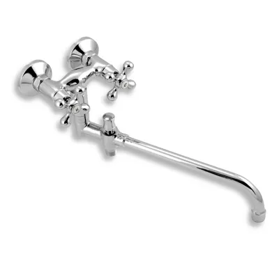 NOVASERVIS Paneláková baterie bez příslušenství 100 mm Retro II chrom - 99137/1,0