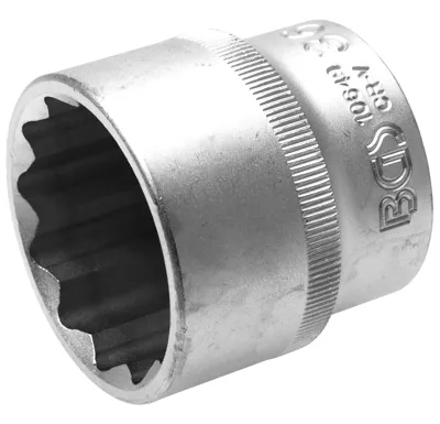 BGS Hlavice nástrčná  dvanáctihranná, 12,5 mm (1/2"), 36 mm