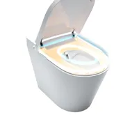 MEREO Závěsné WC s integrovaným elektronickým bidetem, RIMLESS, keramické, vč. sedátka (7)