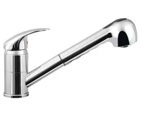 AQUALINE KASIOPEA stojánková dřezová baterie s výsuvnou sprškou, chrom AQUALINE KASIOPEA stojánková dřezová baterie s výsuvnou sprškou, chrom