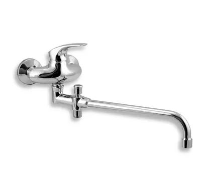 NOVASERVIS Paneláková baterie bez příslušenství 100 mm Metalia 57 chrom - 57037/1,0