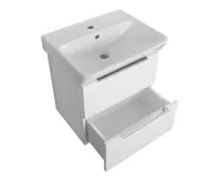 BRUCKNER NEON skříňka s keramickým umyvadlem 50x41,5 cm, bílá (4)