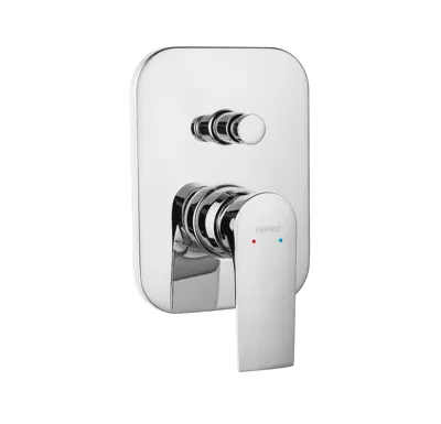 NOVASERVIS Sprchová podomítková baterie ALGEO SQUARE chrom - BAQ7P