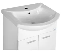 AQUALINE ZOJA umyvadlová skříňka 50,5x74x30cm, bílá (3)