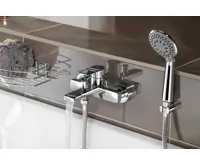 AQUALINE DAPHNE nástěnná vanová baterie, chrom (4)