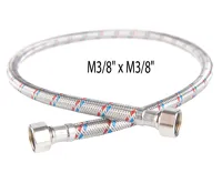 NOVASERVIS Nerezová hadička M3/8" x M3/8"-60cm - PWS94