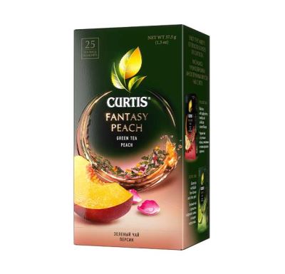 May Foods Čaj zelený Curtis Fantasy Peach (25 sáčků)