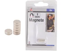 BGS Magnety, extra silné, O 8 mm, 6 pcs.