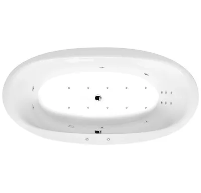 POLYSAN STADIUM HYDRO-AIR hydromasážní vana, 190x95x46cm, bílá