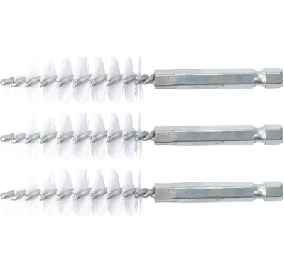 BGS Kartáče nylonové, sada 3 ks , 16 mm, 6.3 mm (1/4") Drive, 3 pcs.