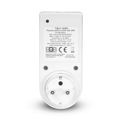 TS11 WiFi časová zásuvka