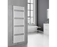 AQUALINE TONDI otopné těleso rovné 600x1690 mm, středové připojení, bílá (3)